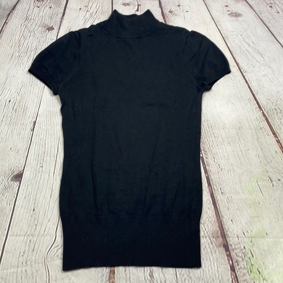 XXI black high neck short sleeve sweater small - Picture 1 of 6